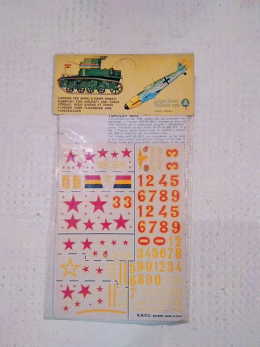 Esci tupolev decals per - tupolev,