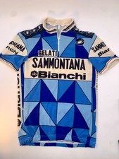 Bianchi Sammontana Maglietta Castelli lana per ciclismo vintage Eroica Nuova!