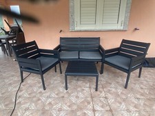 Salottino da esterno colore marrone 