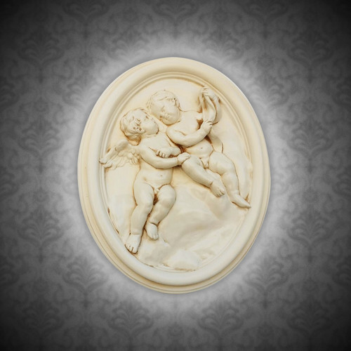Quadro gesso bassorilievo - in,