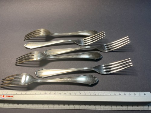 Forchette vintage placcate - 6,