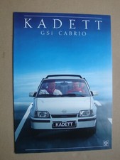 Brochure Opel Kadett GSi
