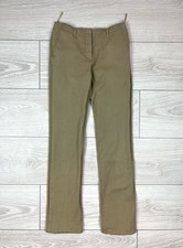 Pantaloni donna Prada vintage anni 00 beige cotone skinny taglia 38
