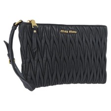 Pochette Miu Miu pelle nero
