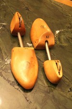 TENDISCARPE VINTAGE ANNI 50 FORME PER SCARPE N. 43 IN LEGNO LUCIDATO FORMIFICI