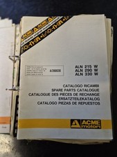 Manuali Acme At330ohv, Aln 215,290,330w, A180,220