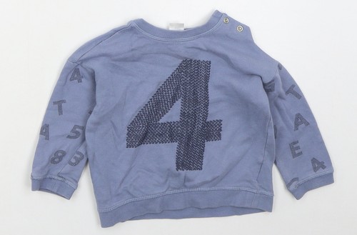 Felpa ragazzo blu misto - h&m,