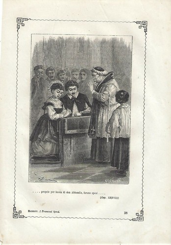 Stampa antica promessi - antica,