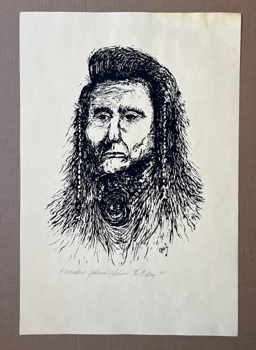 Stampa ritratto nativi