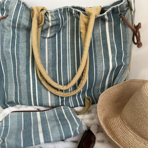 Set borsa spiaggia tela - in,