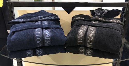 Accappatoio armani blu - o, nero