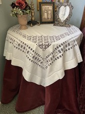 Tovaglia vintage 51" quadrata