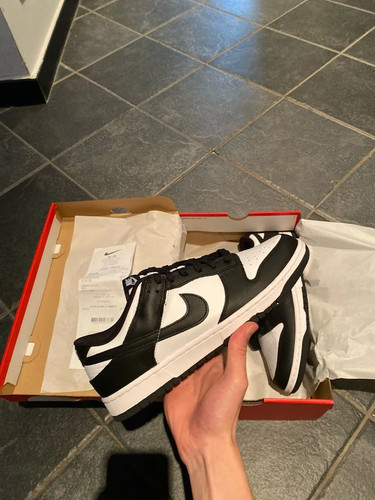 Nike dunk low panda - black, and