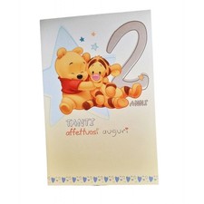 Biglietto Augurale Buon Compleanno 2 Anni Disney Winnie The Pooh – Bambini