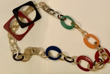 Collana Lucite Link 36"