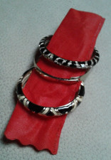 Tris Bracciali Vintage Acciaio