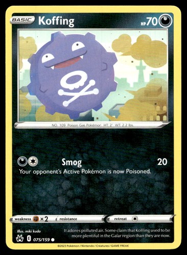 Koffing 075 159 corona comune - 075/159,