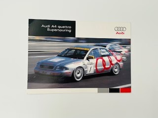 Scheda promozionale btcc - promozionale, audi