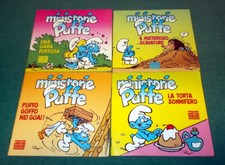4 Mini Storie PUFFE: Torta Sonnifero, Gara, Nei Guai, Scavatore, ediz. AMZ 1982