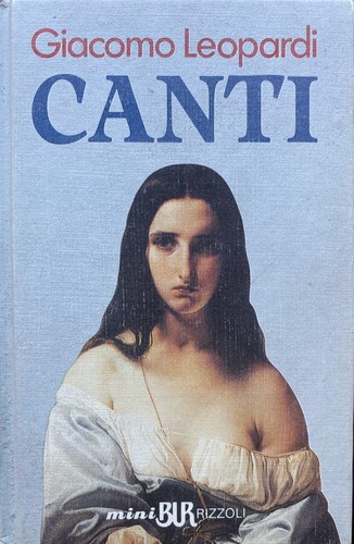 Giacomo leopardi canti - giacomo, leopardi,