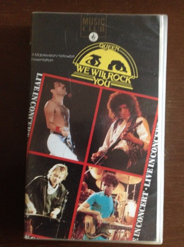 Queen live concert vhs - concert,