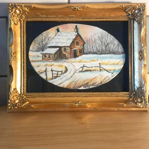 Quadro acquerello originale - , in