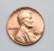 MONETA ONE CENT  DOLLARO USA STATI UNITI 1968 SPL