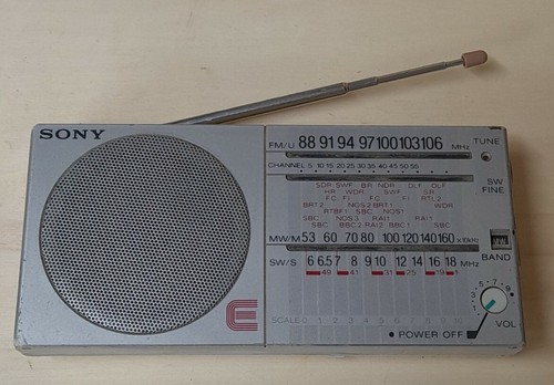 Sonyicf sw 3 - -25, fm/mw/sw