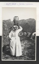 c240 CARTOLINA TAORMINA DONNA CON BROCCA foto GALIFI CRUPI+++++++