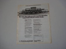 advertising Pubblicità 1975 MERCEDES L 206/407/306