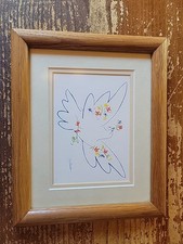 PABLO PICASSO Litografia 'Colomba della Pace' 1958? Incorniciato