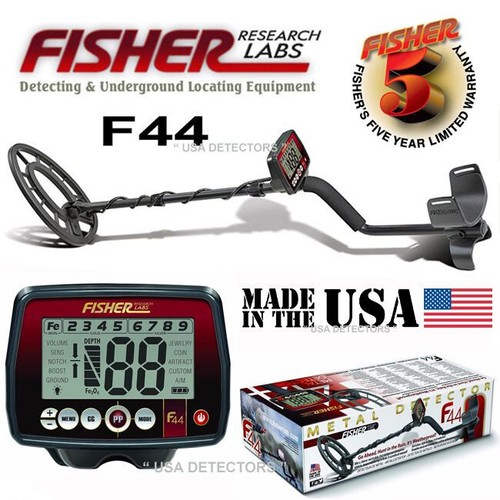 Fisher f44 metal detector - metal, with