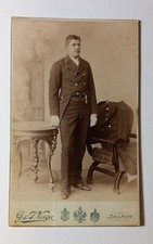 CDV Occupational Portiere Albergo Hotel VARGA ZAGREB ZAGABRIA 1890c