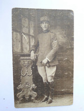 VECCHIA FOTO MILITARE WW1 DIVISA UNIFORME AUTIERE FREGIO TORINO AUTO D'EPOCA