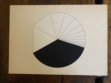 Autografato Colombo Gianni Serigrafia 25 x 35 cm. Milano 1976