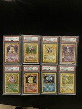 Base Set Pokemon 1999- complete 102/102  Charizard psa6 + HOLO PSA 8/7/6 + BOX