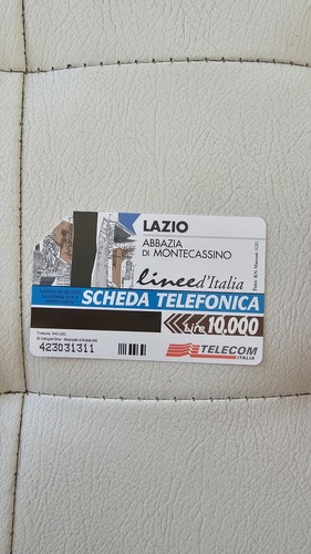 Scheda telefonica con tiratura - telefonica,