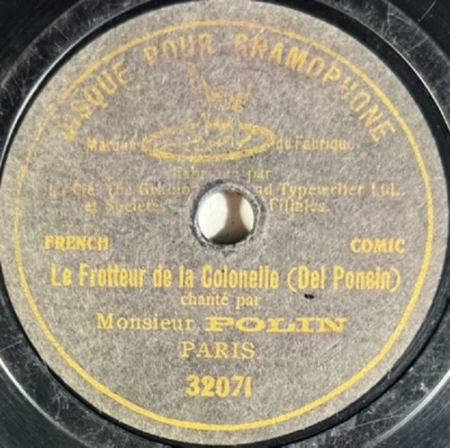 Polin frotteur de - le,