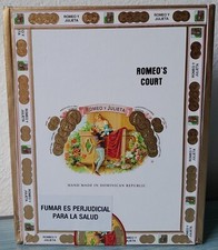 Scatola Sigari 10 Romeo's Court in Legno Caraibi