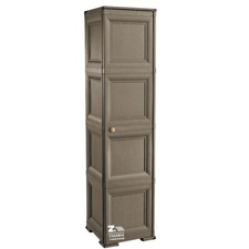 ARMADIO MOBILE COLONNINA X INTERNO ED ESTERNO 4 MODULI 1 ANTA CHIUSA WENGE' 