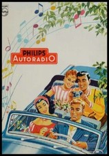 Philips Auto Radio Vintage Ad