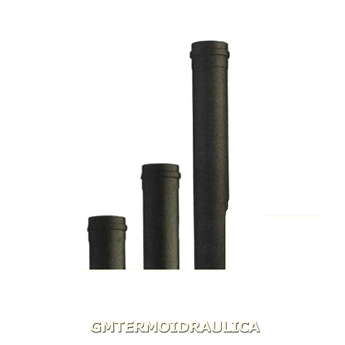 Tubo stufa pellet - nero, mt
