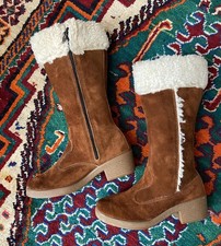 Stivali sherpa scamosciati