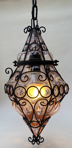 Lampada sospensione vintage - a,