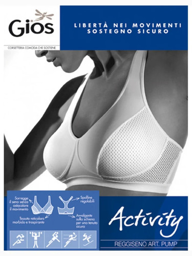 Gios reggiseno sportivo in - gios,