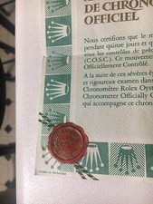 Raro Rolex Garanzia Garanzia