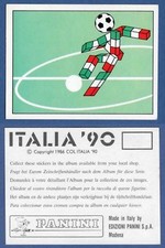 FIGURINA CALCIATORI PANINI ITALIA 90 - NUOVA/NEW - N.034 MASCOTTE CIAO