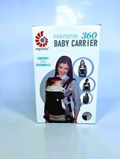 Ergobaby 4 POSIZIONI 360✅ Cotone Organico / Comfort Thru-ErgonomicS / NERO & CAMMELLO