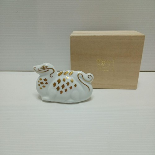 Statuina ceramica drago terra
