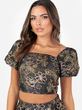 Crop top Maya floreale